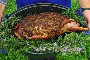 roast leg of lamb